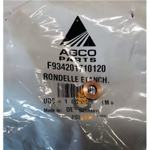 Pierścień metalowy podkładka wtryskiwacza AGCO F934201710120