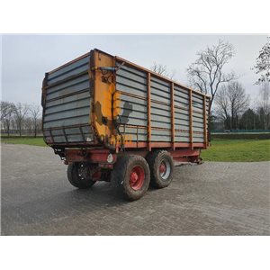 Volumetric corn trailer with Miedema dosing rollers