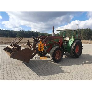 Fendt Farmer 306 LS agricultural tractor, Agram front loader, tur